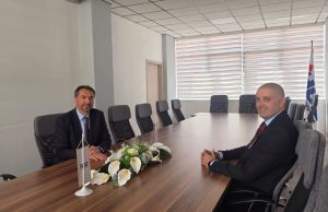 Zamjenik predsjedatelja Zastupničkog doma PSBiH Marinko Čavara sastao se s predsjednikom Općinskog odbora HDZ-a BiH Tomislavgrad Tomislavom Krištom